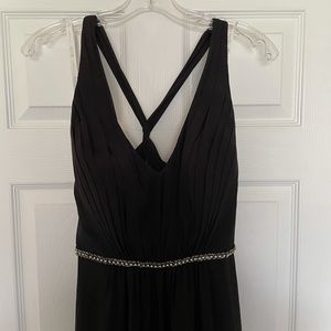 Jenny Packman prom dress criss cross back